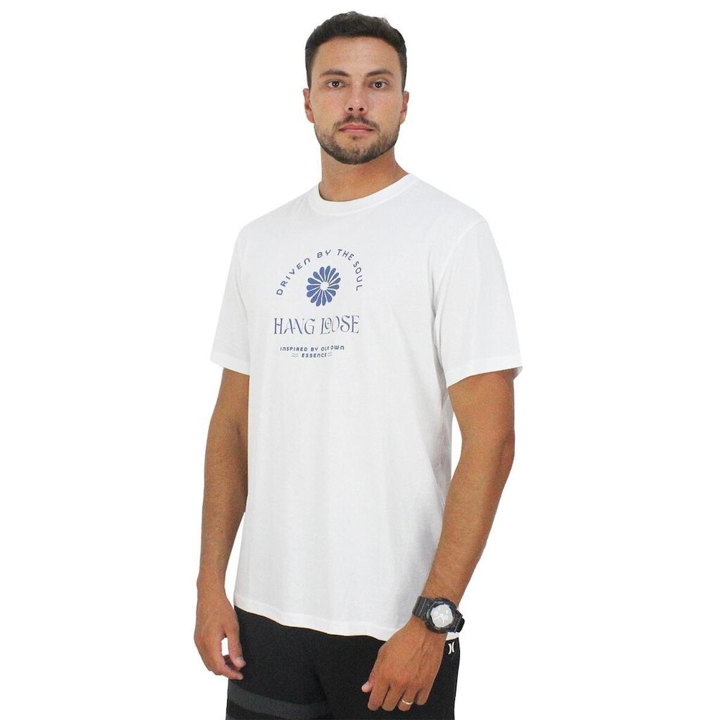 Camiseta Hang Loose Daisy Branca Importada