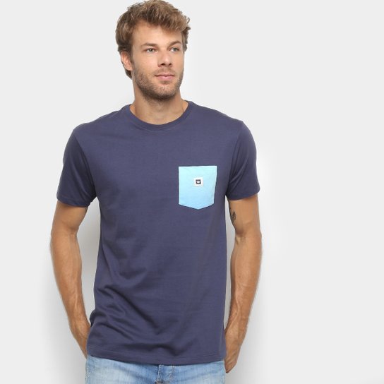 Camiseta Hang Loose Estampada Sunpocket Masculina - Marinho