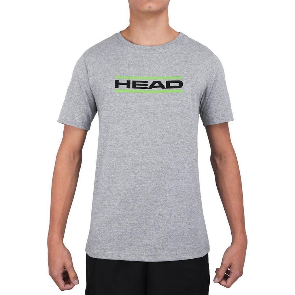 Camiseta Head Smash Beach Tennis Cinza