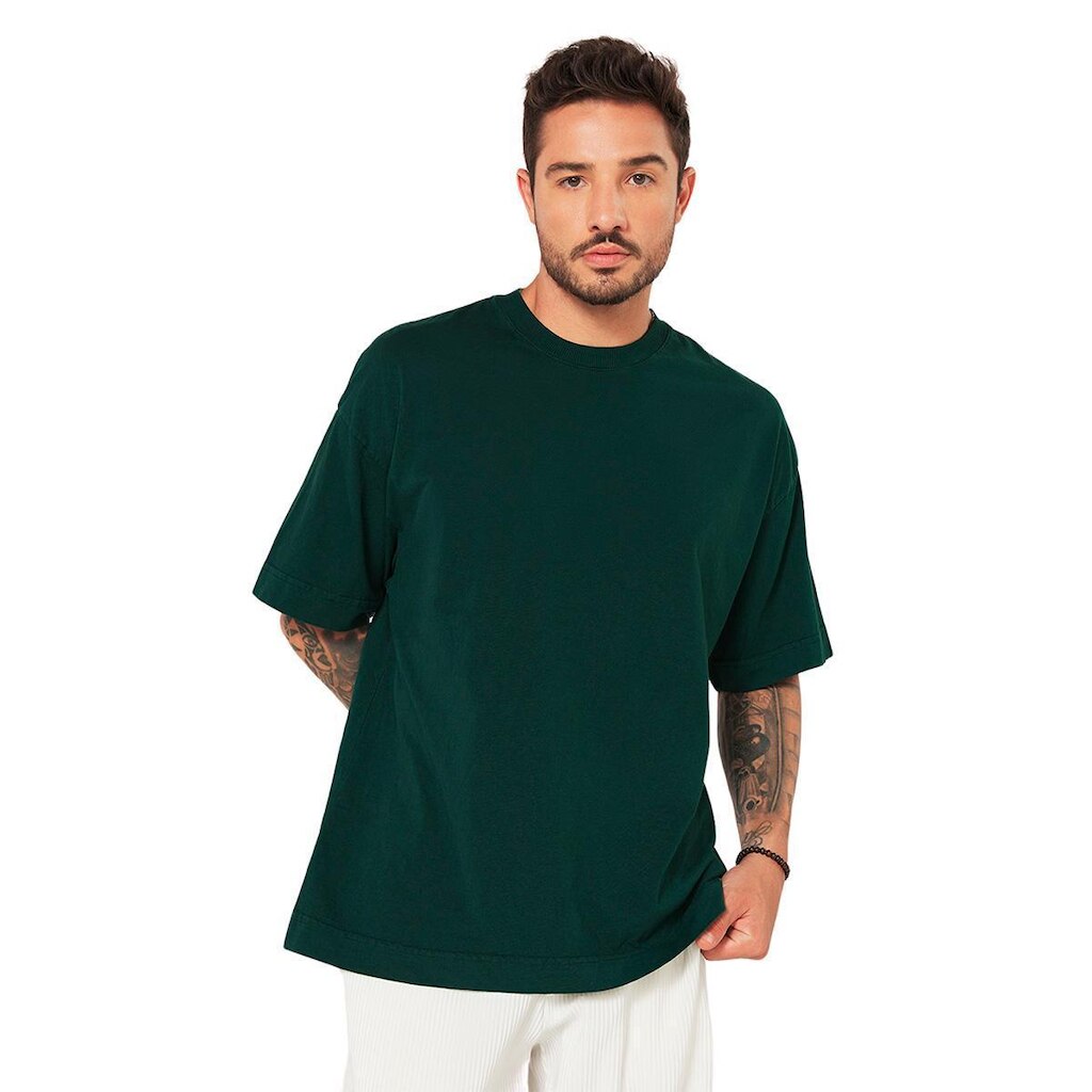 Camiseta Heavy Oversized Camisa Ultra Pesada