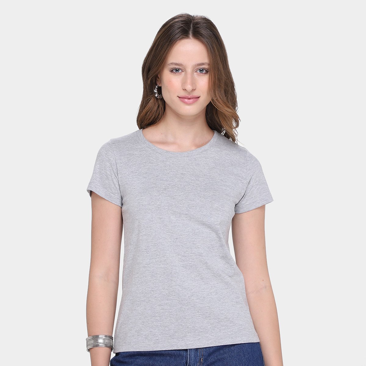 Camiseta Hering Básica Feminina Menor preço em Camiseta Hering Básica Feminina