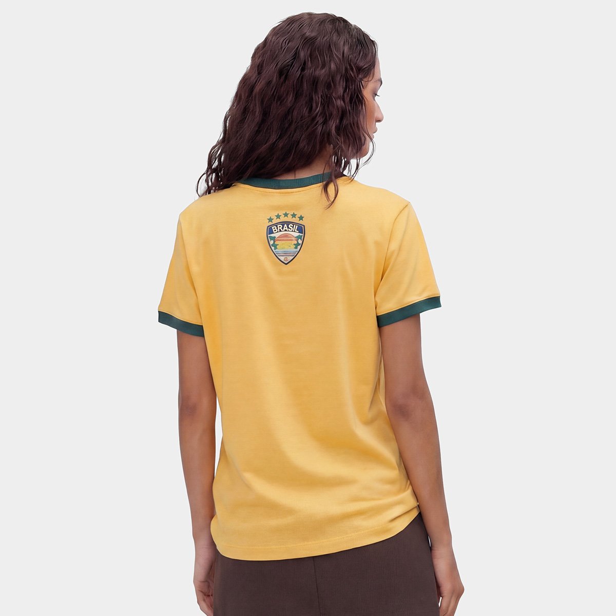 Camiseta Hering Brasil Feminina - 1