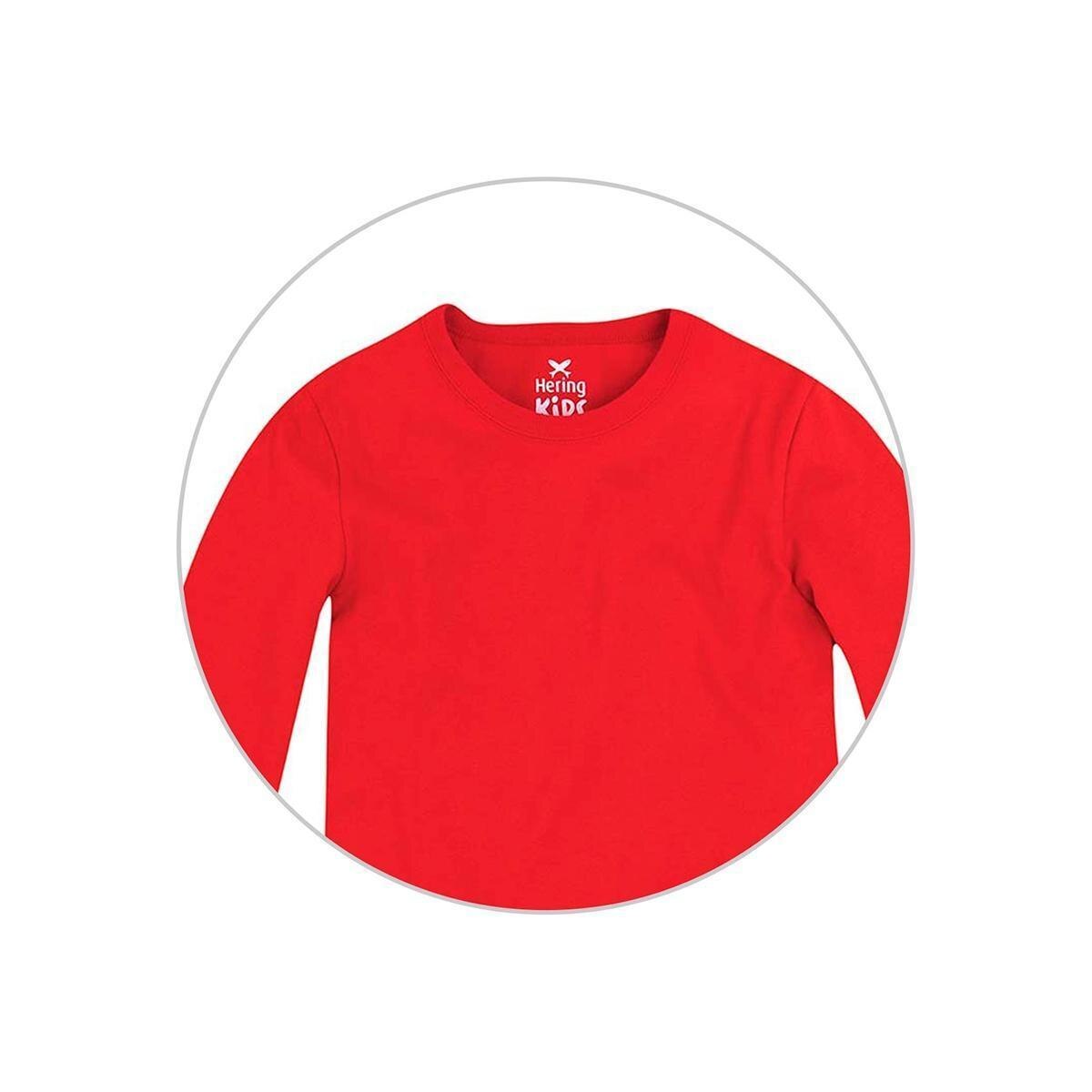 camiseta manga longa infantil hering