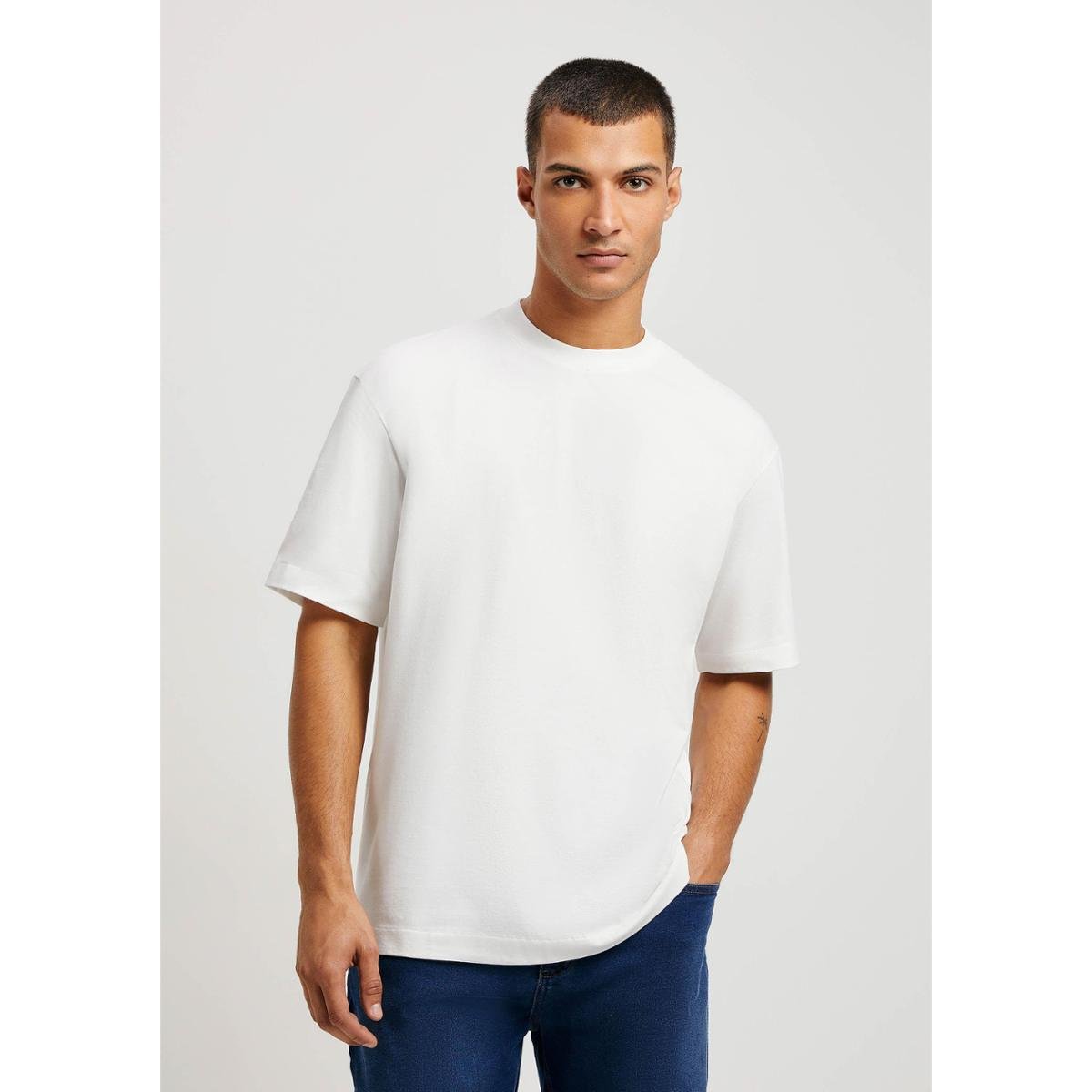 Camiseta Hering Manga Curta Relaxed Super Cotton Masculina Menor preço em Camiseta Hering Manga Curta Relaxed Super Cotton Masculina