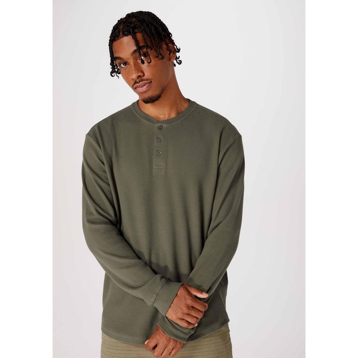 Camiseta Hering Manga Longa Com Peitilho Masculina Menor preço em Camiseta Hering Manga Longa Com Peitilho Masculina