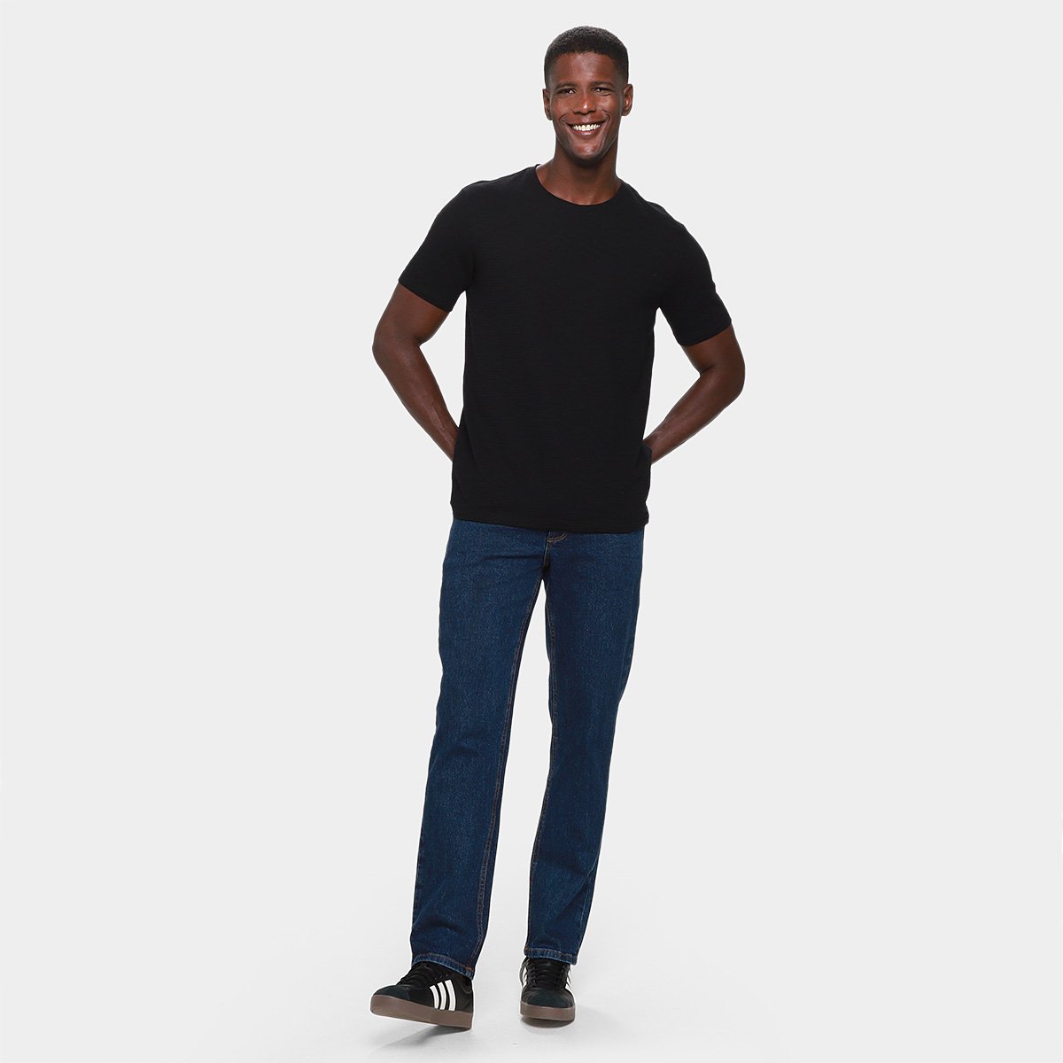 Camiseta Hering Texturizada Regular Masculina - 4