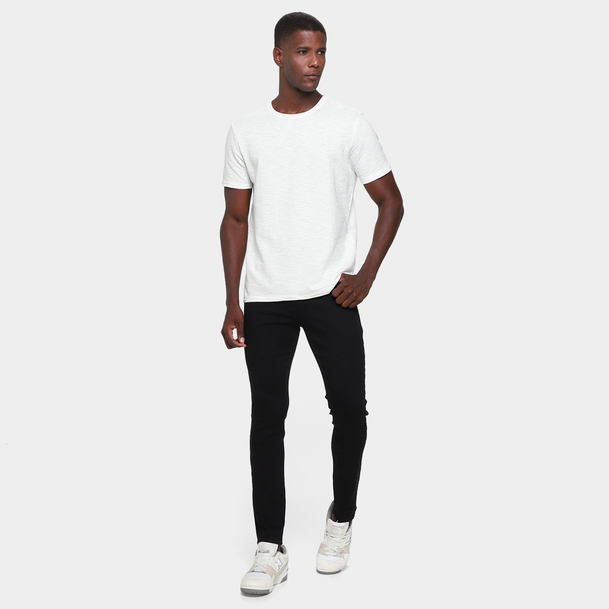 Camiseta Hering Texturizada Regular Masculina - 3
