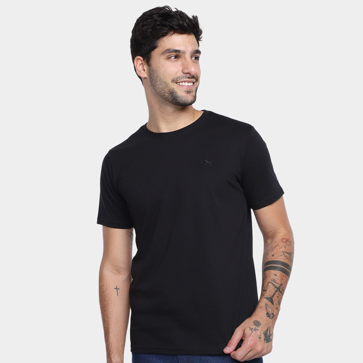 Camiseta Hering World Com Bordado Masculina