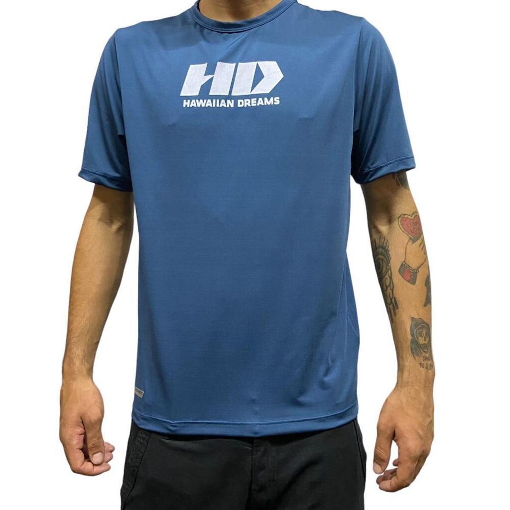 Camiseta Hibrida Darling Azul- HD