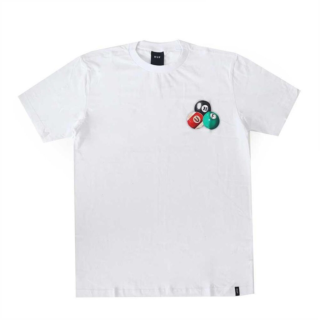 Camiseta HUF Dirty Pool TT - Branco