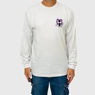 Camiseta HUF Manga Longa Giga Melted Masculina