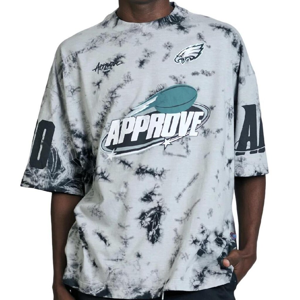 Camiseta Huge Approve X NFL  Collors Eagles - Cinza