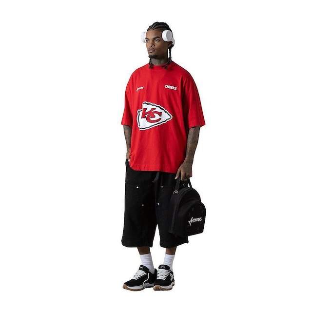 Camiseta Huge Oversized Approve x NFL II Chiefs Vermelho