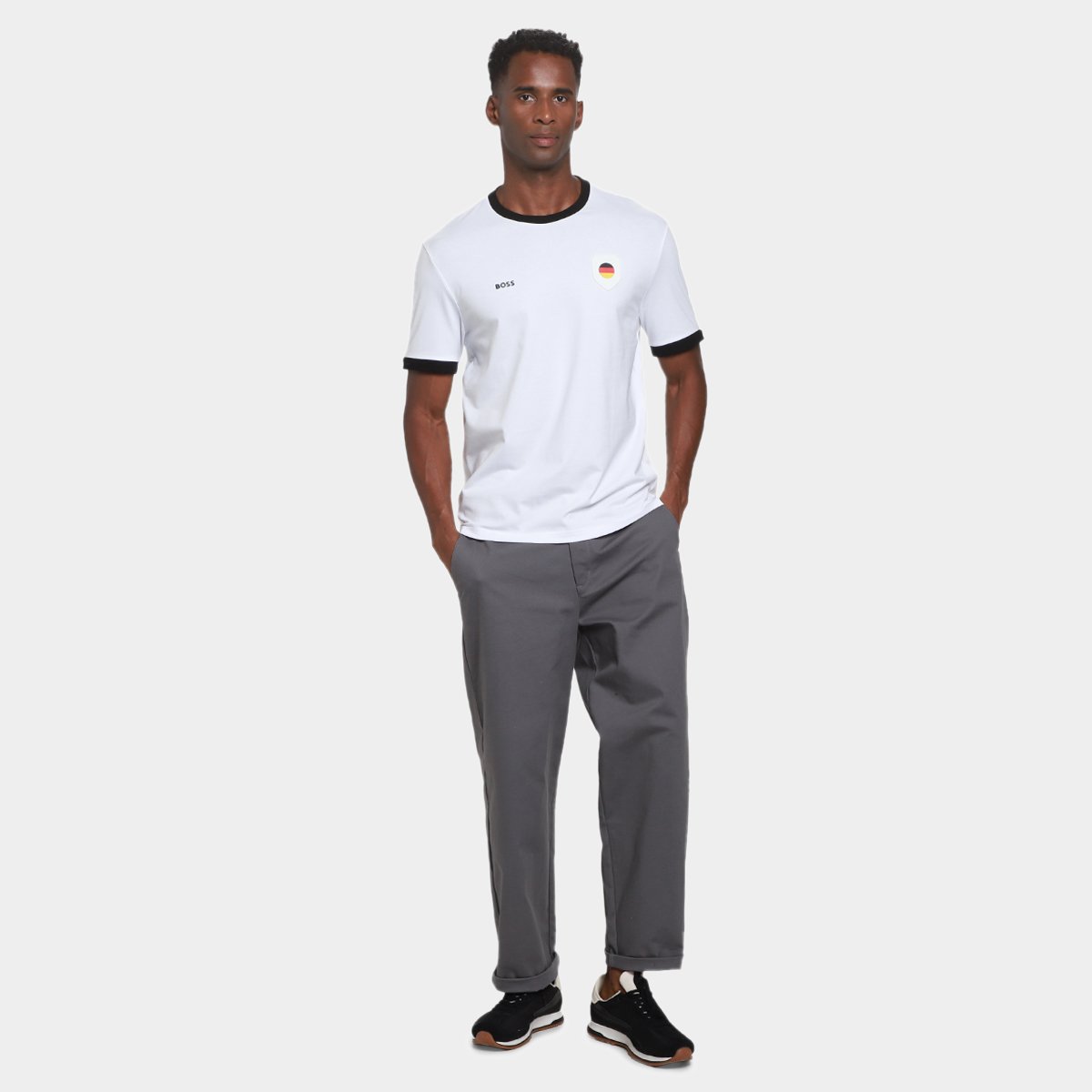 Camiseta Hugo Boss Alemanha Masculina - 6