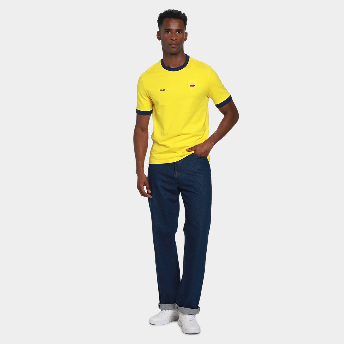 Camiseta Hugo Boss Colombia Masculina - 6