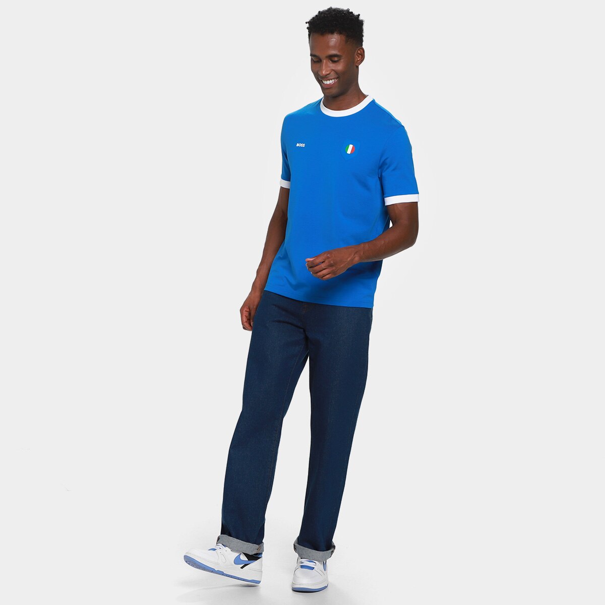 Camiseta Hugo Boss Itália Masculina - 6