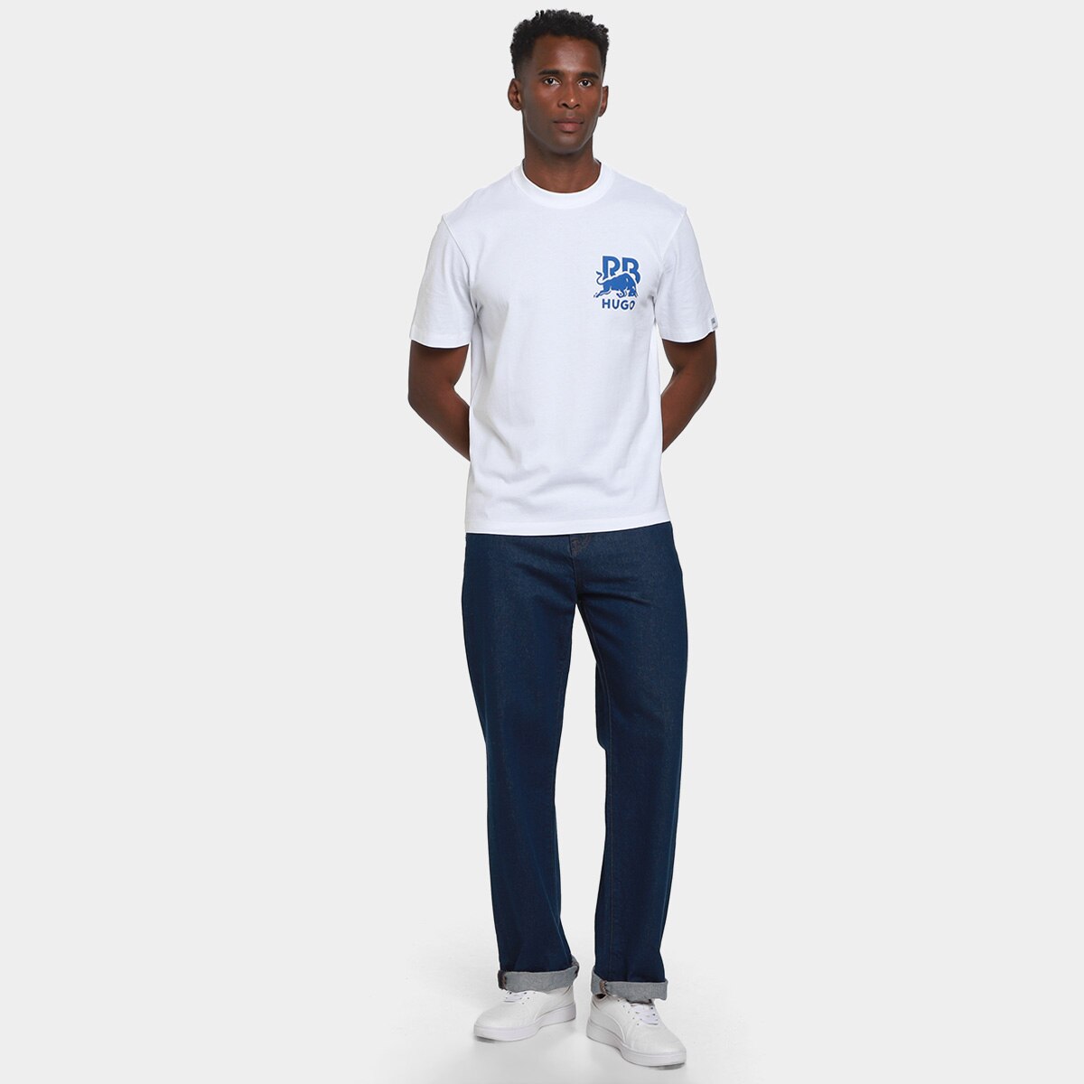 Camiseta Hugo Boss Racing Bulls Masculina - 4
