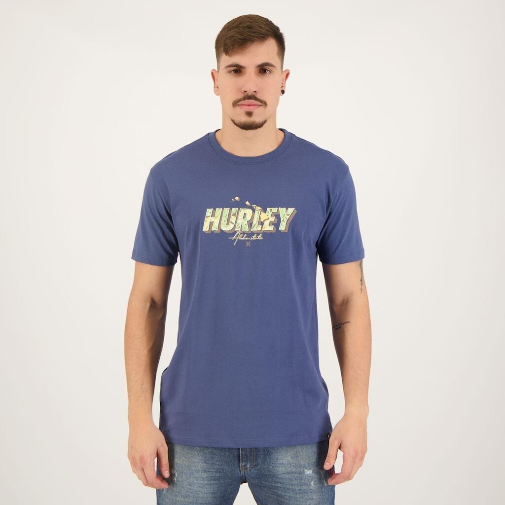 Camiseta Hurley Aloha Marinho