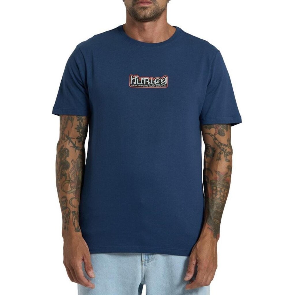 Camiseta Hurley Barong Marinho