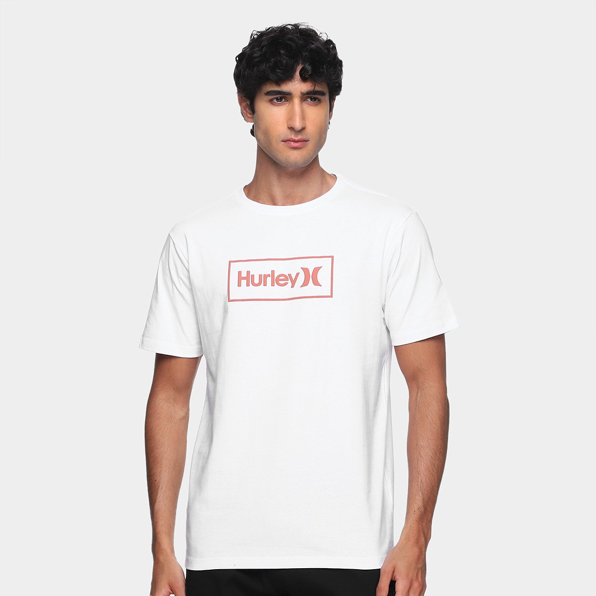 Camiseta Hurley Box Relevo Masculina Menor preço em Camiseta Hurley Box Relevo Masculina