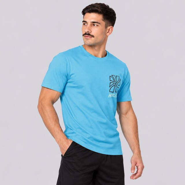 Camiseta Hurley Fish & Enjoy Azul - Azul | Netshoes