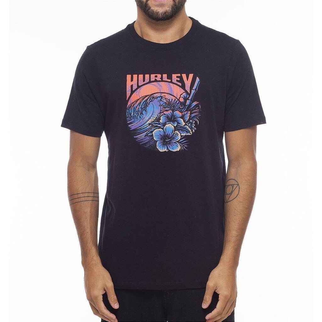 Camiseta Hurley Flower Sun WT23 Masculina