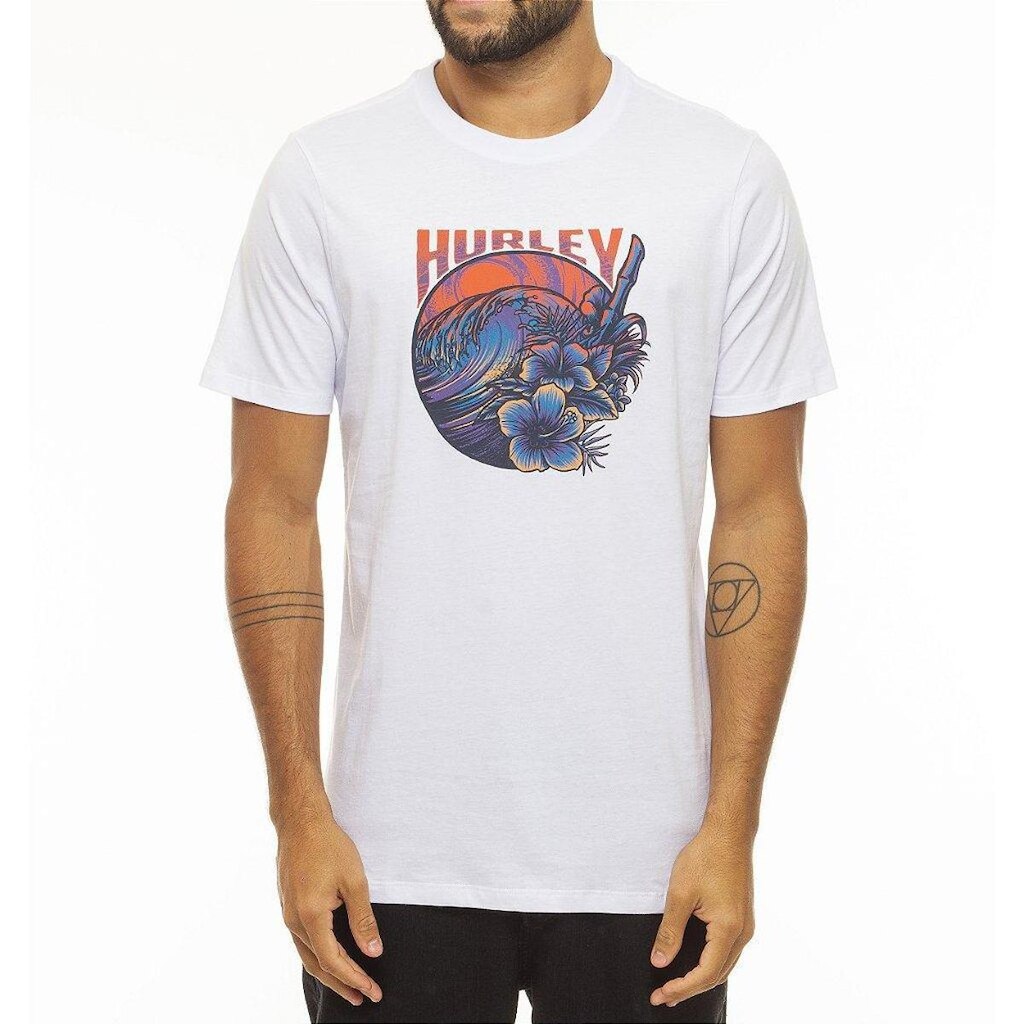 Camiseta Hurley Flower Sun WT23 Masculina