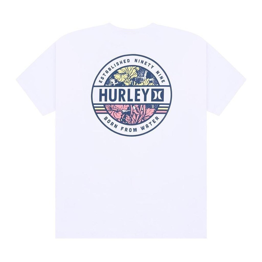 Camiseta Hurley HYT010844 Sticker - Branco