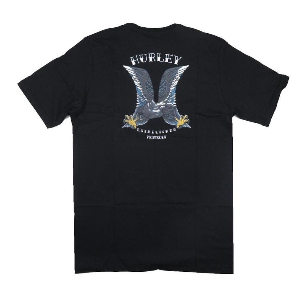 Camiseta Hurley HYTS010533 Eagle - Preto