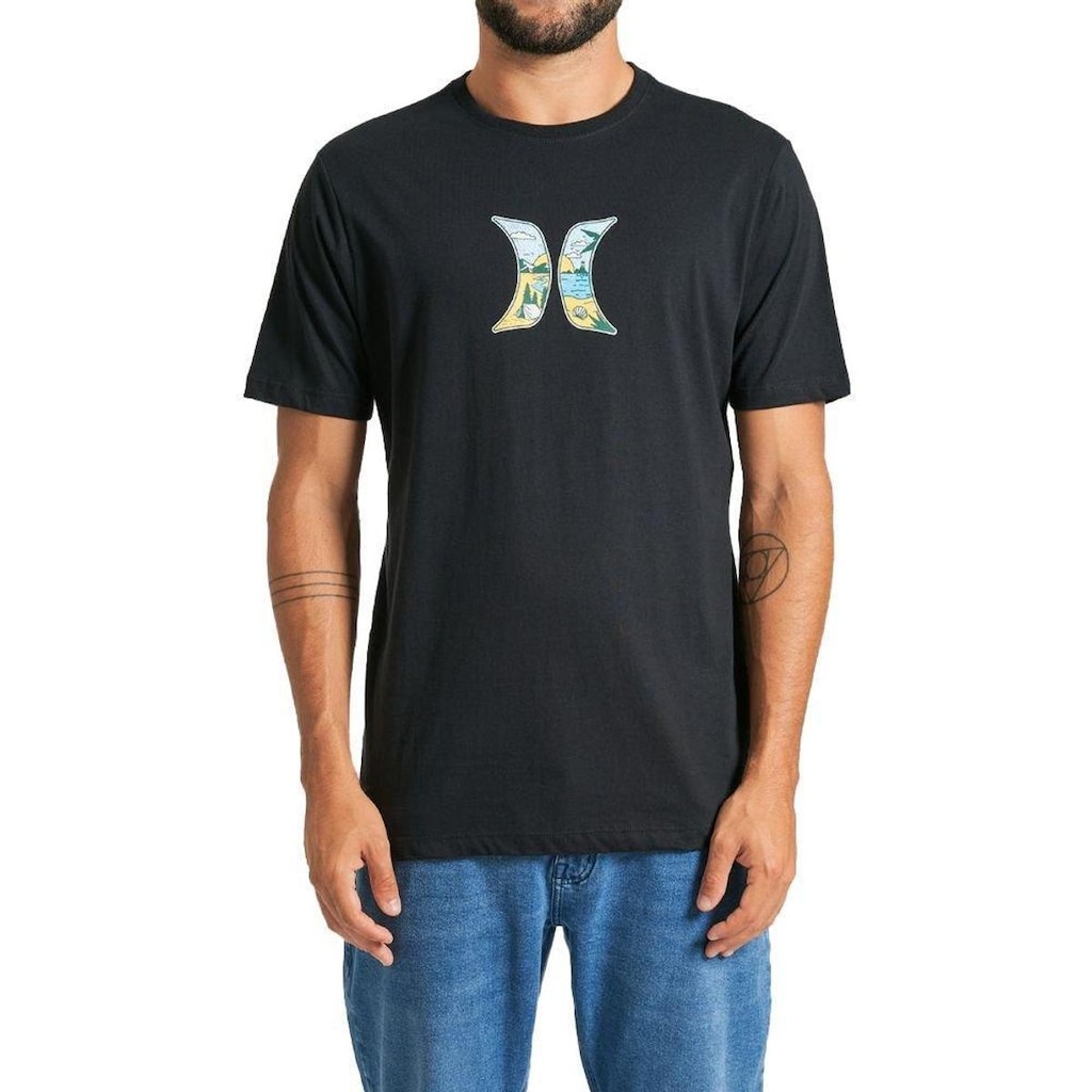 Camiseta Hurley Icon Beach Masculina