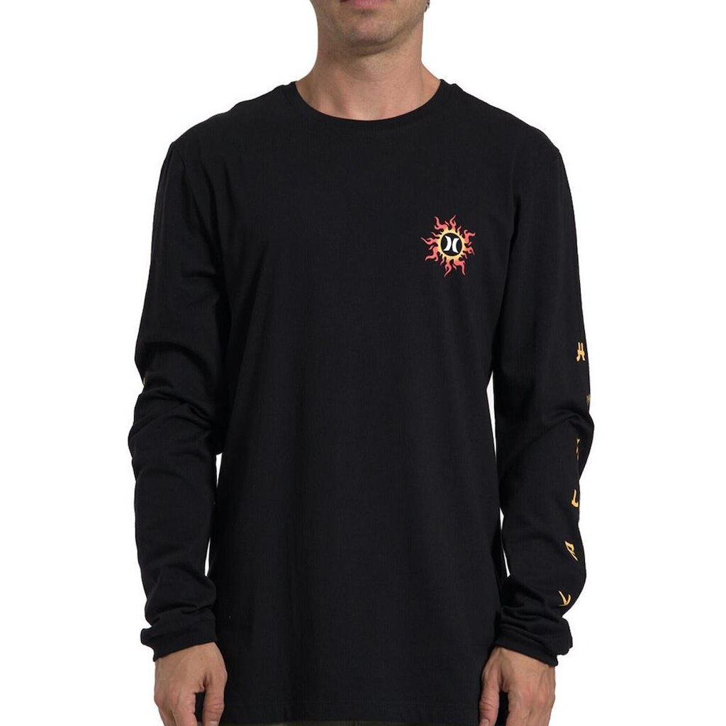 Camiseta Hurley Manga Longa Dragon Masculina