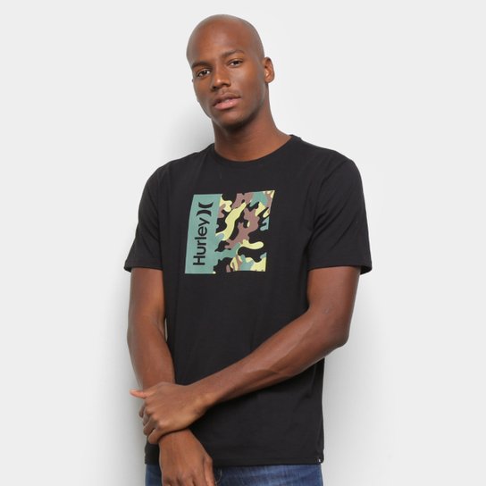 Camiseta Hurley O&O Camo Box Masculina - Preto é ruim? Camiseta Hurley O&O Camo Box Masculina - Preto é boa?