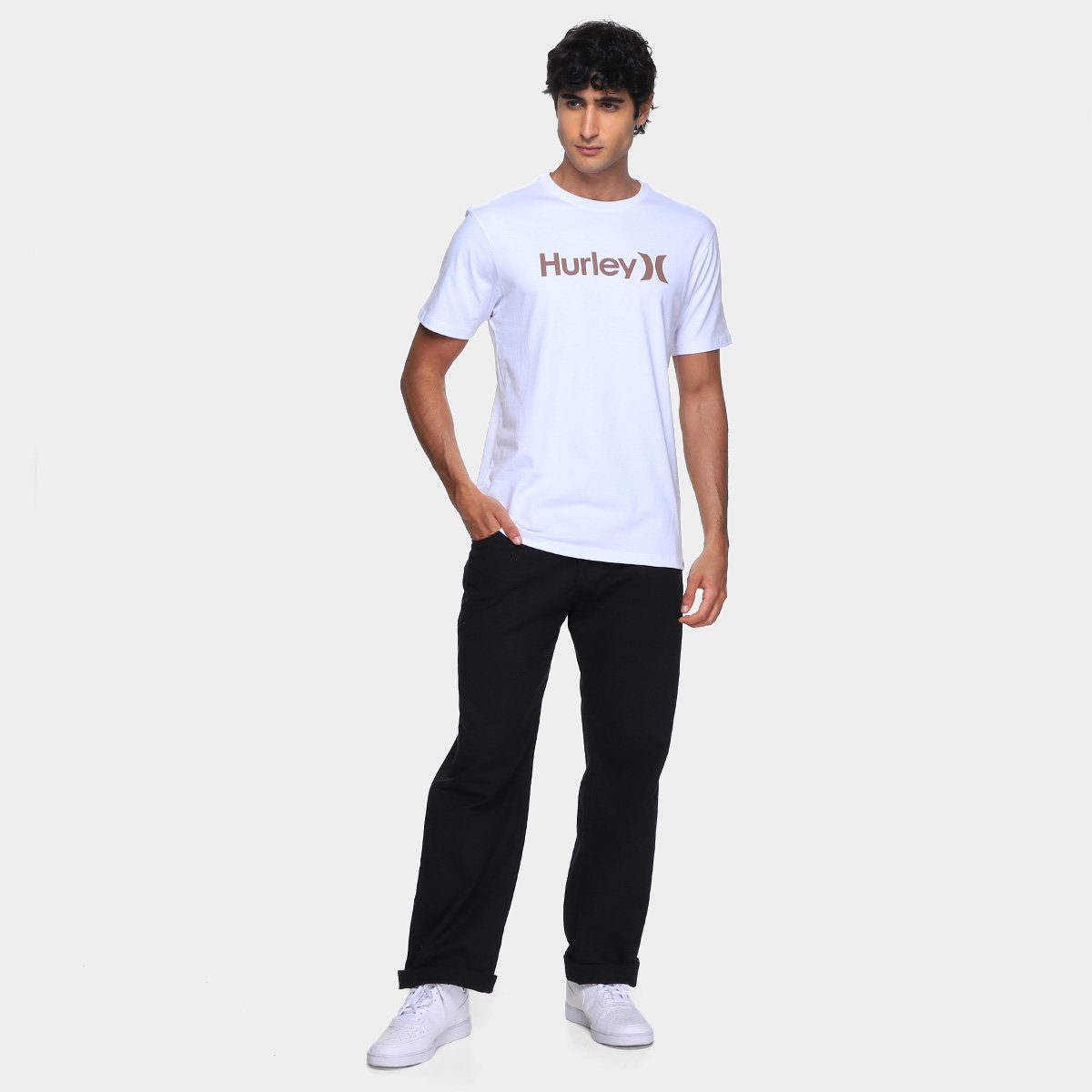Camiseta Hurley O & O Solid Masculina - 3