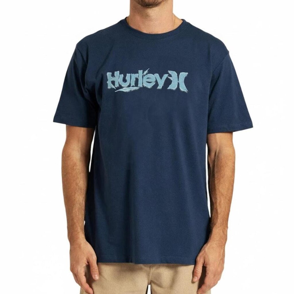 Camiseta Hurley Rash Marinho