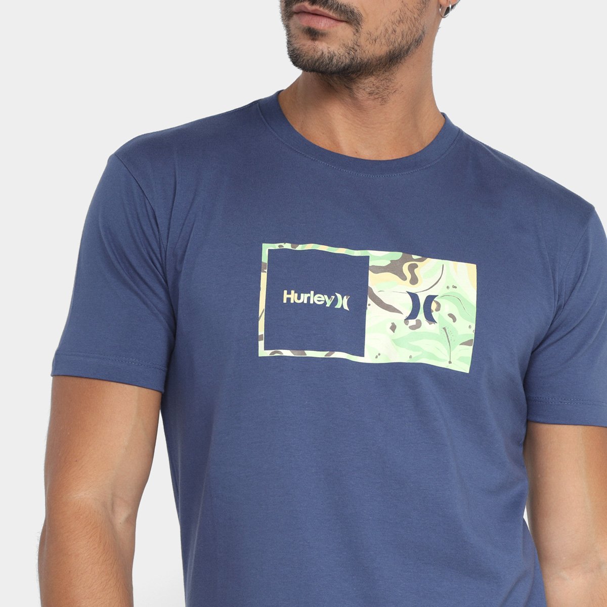 Camiseta Hurley Silk Aloha Box Masculina - 2