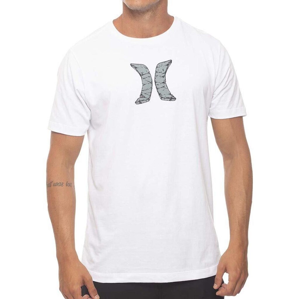Camiseta Hurley Silk Hard Icon Oversize Masculina