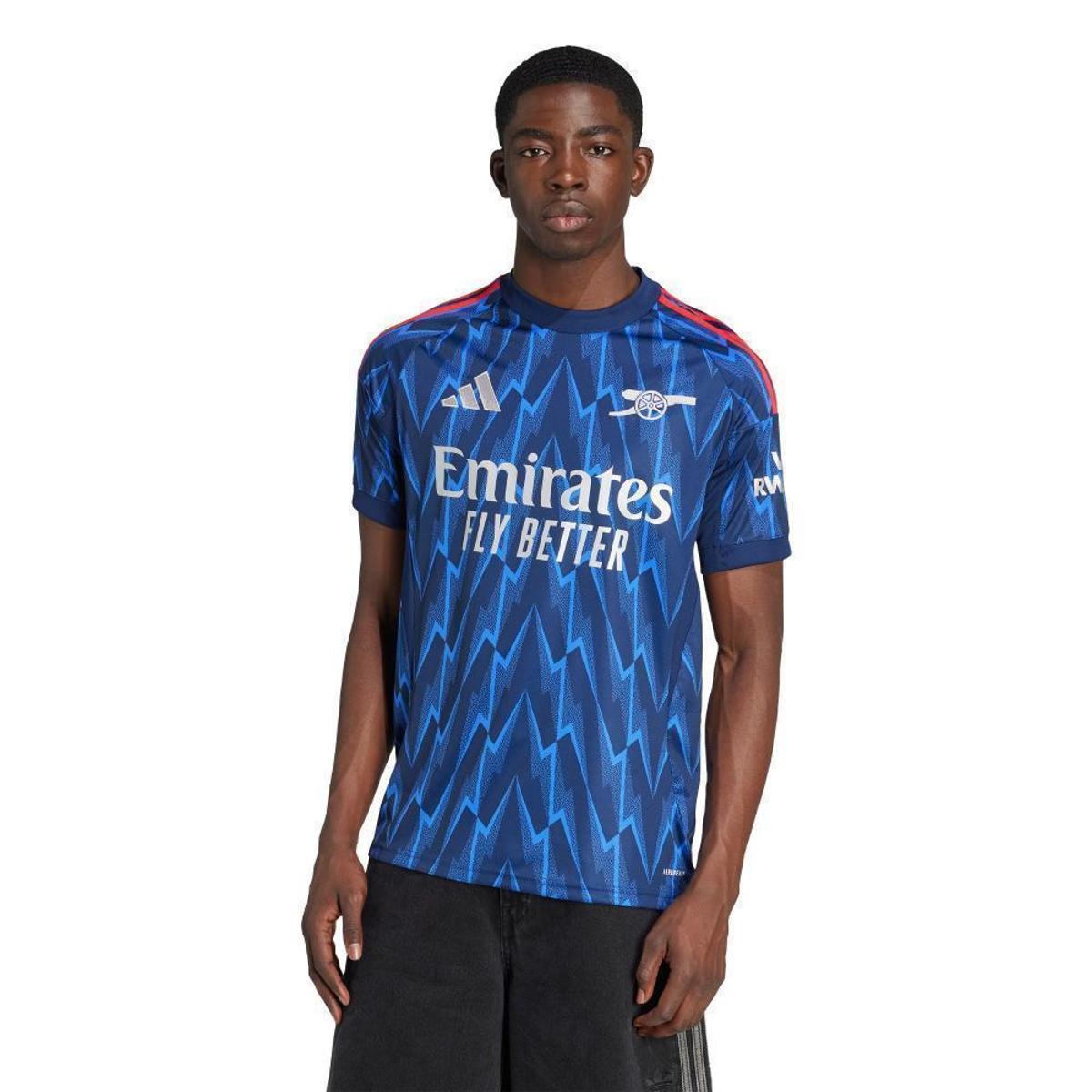 Camiseta II Arsenal 25/26 Adidas Masculina - Azul+Cinza | Netshoes