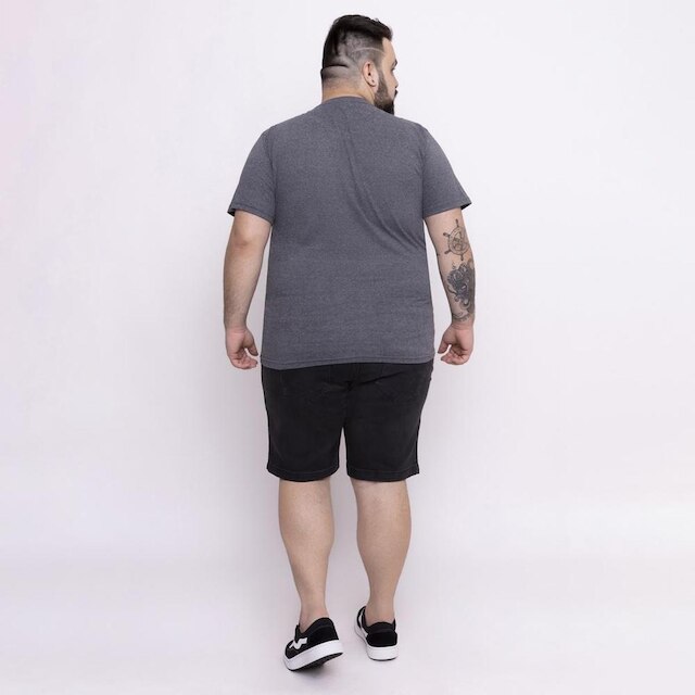 Camiseta Industrie Básica Bordada Algodão Premium Masculina