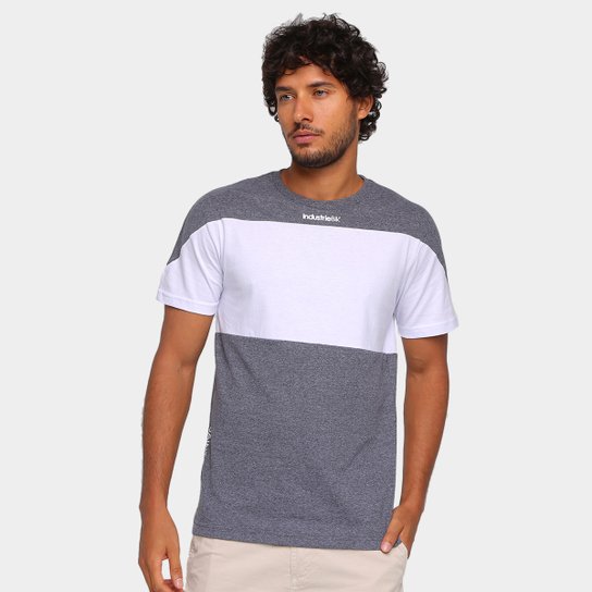 Camiseta Industrie Box Listra Masculina - Grafite é ruim? Camiseta Industrie Box Listra Masculina - Grafite é boa?
