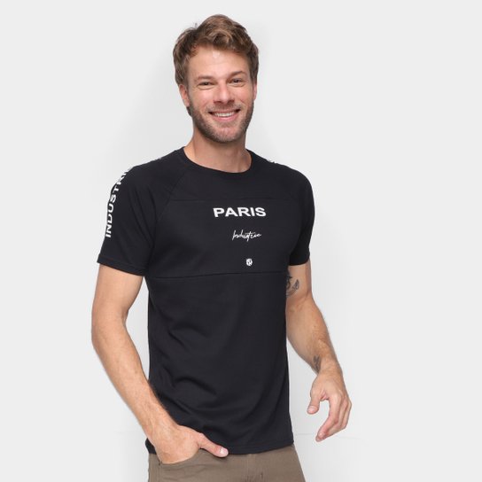 Camiseta Industrie Paris Masculina - Preto é ruim? Camiseta Industrie Paris Masculina - Preto é boa?