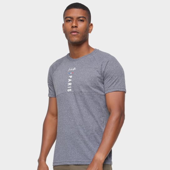 Camiseta Industrie Paris Masculina - Grafite Menor preço em Camiseta Industrie Paris Masculina - Grafite