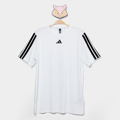 Camiseta Infantil Adidas 3 Listras Menino - Masculino