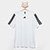 Camiseta Infantil Adidas 3 Listras Menino - Branco+Preto