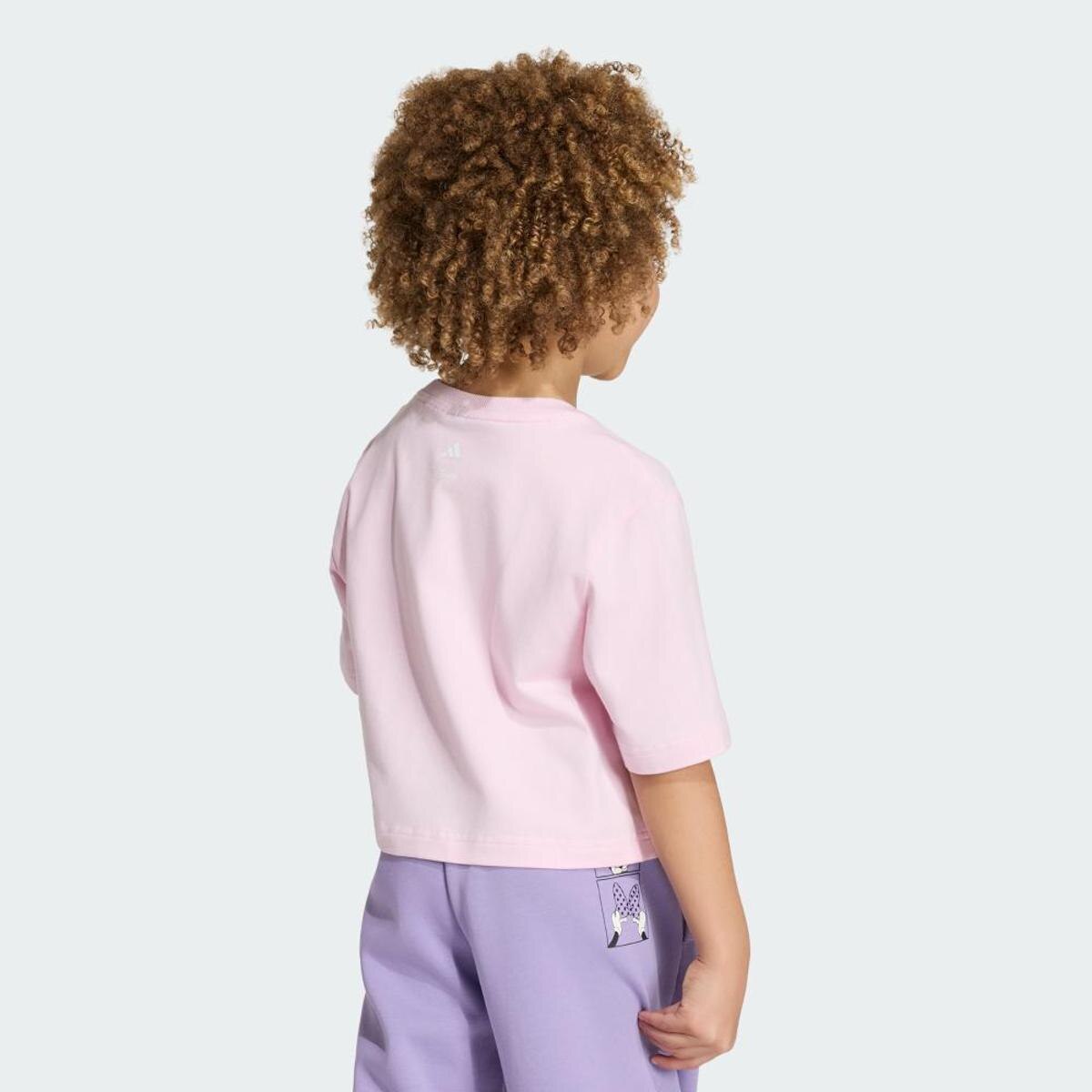 Camiseta Infantil Adidas Disney Minnie Mouse - Rosa+Branco | Netshoes
