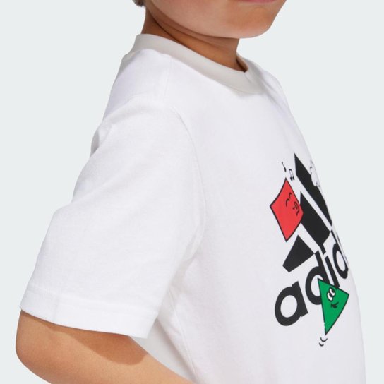 Camiseta Infantil Adidas Estampada Positivity Table