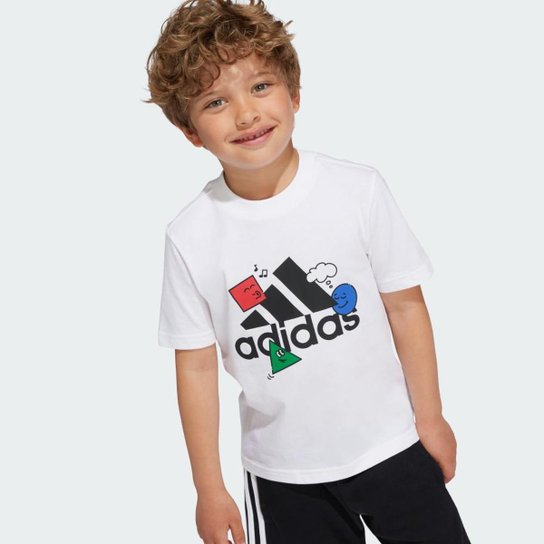 Camiseta Infantil Adidas Estampada Positivity Table