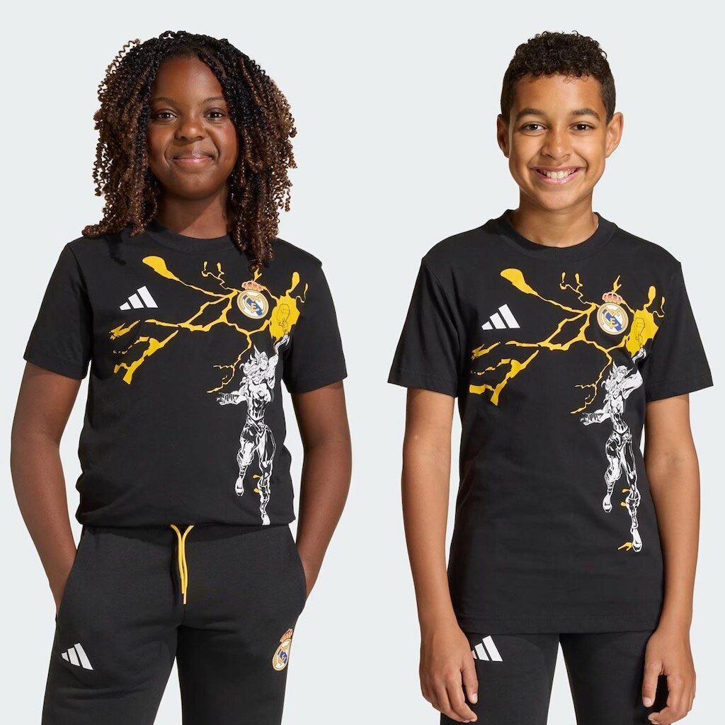 Camiseta Infantil Adidas Real Madrid Marvel Masculina