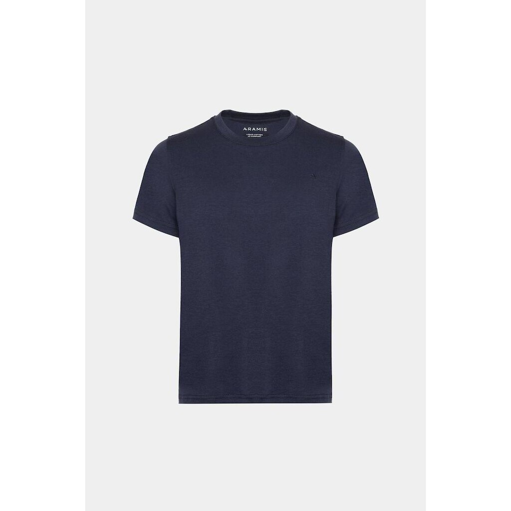 Camiseta Infantil Aramis Básica 100% Algodão Premium Azul
