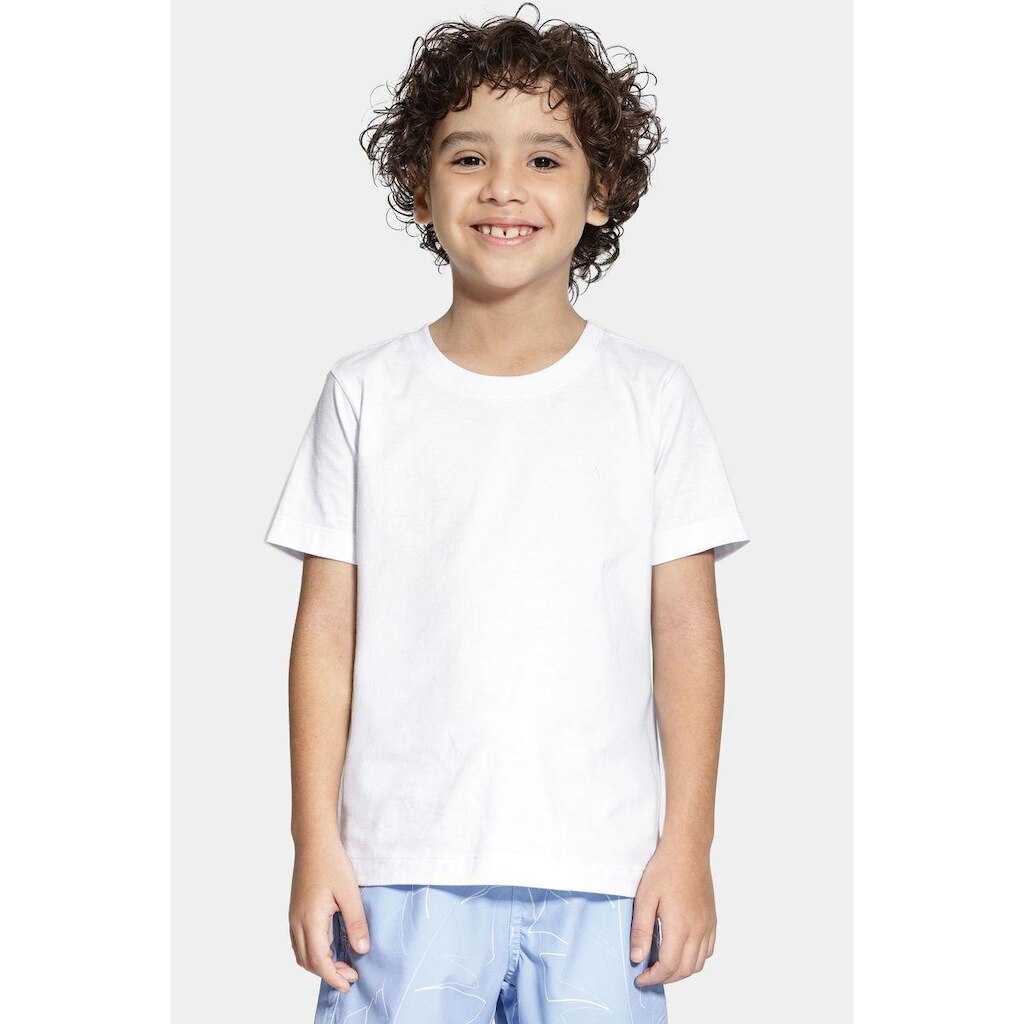 Camiseta Infantil Aramis Básica Branco