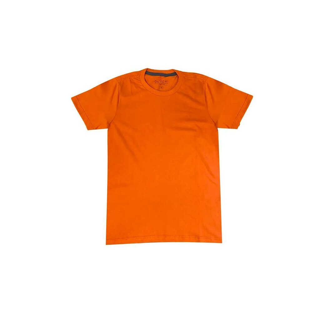 Camiseta Infantil Básica Ogochi Essencial Laranja 2/8